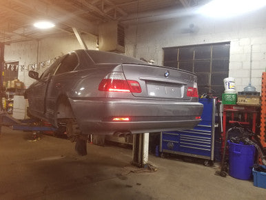 PART OUT BMW JY96296 2003 BUILT APRIL E46 325Ci COUPE MANUAL M54 Silbergrau ON BLACK SPORT LEATHER