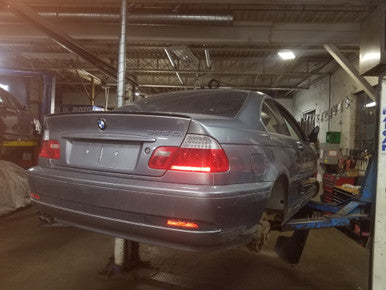 PART OUT BMW JY96296 2003 BUILT APRIL E46 325Ci COUPE MANUAL M54 Silbergrau ON BLACK SPORT LEATHER