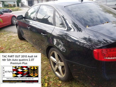 DISMANTLED AUDI WAUFFCFL5AN008284 2010 A4 SEDAN QUATTRO 2.0T PREMIUM PLUS
