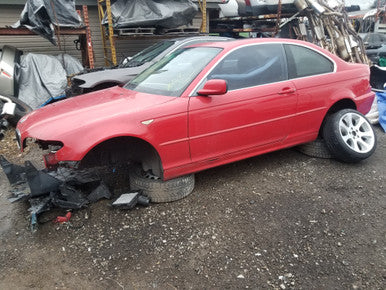 CH PART OUT BMW JY98482 '3 SERIES E46 BUILT JUNE 2004 325Ci 2 DR COUPE M54 5 SPD MANUAL 438 JAPANROT ON BLACK