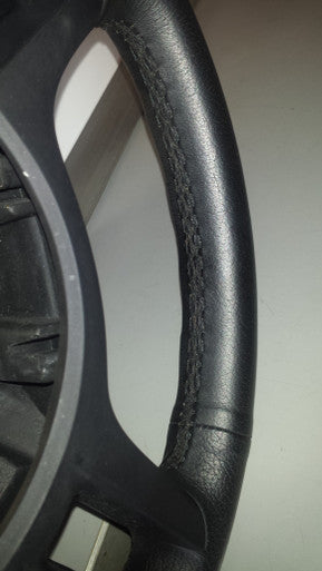 0) O BMW OEM 32342282020 32342229500 USED 101493 LEATHER MULTI-FUNCTION STEERING WHEEL E46 M3 Euro A