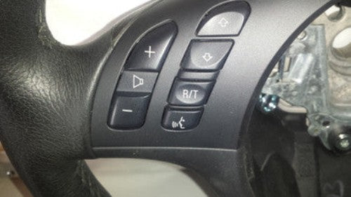 0) O BMW OEM 32342282020 32342229500 USED 101493 LEATHER MULTI-FUNCTION STEERING WHEEL E46 M3 Euro A