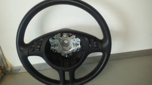 0) O BMW OEM 32342282020 32342229500 USED 101493 LEATHER MULTI-FUNCTION STEERING WHEEL E46 M3 Euro A