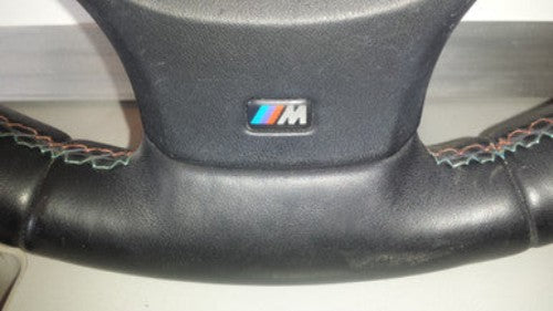 1) BMW OEM 6787816 2 USED 3 388 E70 2 32342283738 SMG PADDLE MULTI FUNCTION LEATHER M STEERING WHEEL