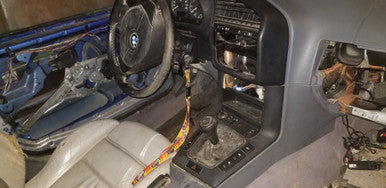 DISMANTLED AV20771 D BMW E36 328I SEDAN Arktis-silber M52 SINGLE VANOS 5 SPD 04 1997 m3 grey interior Euro All Parts