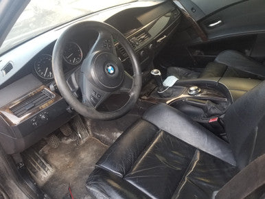 DISMANTLED - e60 B048623 C BMW B048623 E60 530i BUILT 07 2004 M54 6 SPD Black-sapphire Metallic LEATHER dakota schwarz