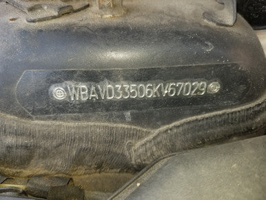 DISMANTLED KV67029 BMW BUILT JUNE 25 2006 E90 3 SERIES SEDAN 330xi N52 6 CYL AUTOMATIC AWD sparkling-graphit metallic ON BLACK LEATHER Euro All Parts
