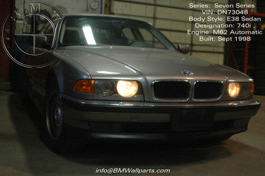 PART OUT DN73048 BMW E38 740i Sedan M62 V8 Auto transmission Built Sept 1998 DN73048 Euro All Parts DN73048- F