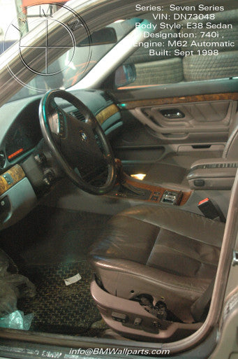 PART OUT DN73048 BMW E38 740i Sedan M62 V8 Auto transmission Built Sept 1998 DN73048 Euro All Parts DN73048- F