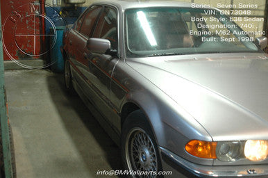 PART OUT DN73048 BMW E38 740i Sedan M62 V8 Auto transmission Built Sept 1998 DN73048 Euro All Parts DN73048- F