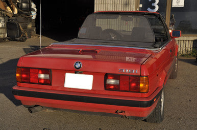 SOLDE30 EJ12741 Convertible D BMW e30 318i Convertible 5 Speed Manual Built 1992 with Hard Top Soft top stand and cover RED