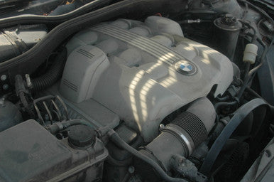 DISMANTLED - E65 DP51612 Sedan C BMW e65 745iL Nov 2002 N62 V8 Auto 7 Series Blue on Tan Hit ftront DP51612
