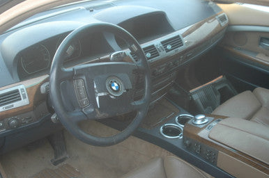 DISMANTLED - E65 DP51612 Sedan C BMW e65 745iL Nov 2002 N62 V8 Auto 7 Series Blue on Tan Hit ftront DP51612