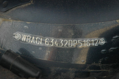 DISMANTLED - E65 DP51612 Sedan C BMW e65 745iL Nov 2002 N62 V8 Auto 7 Series Blue on Tan Hit ftront DP51612