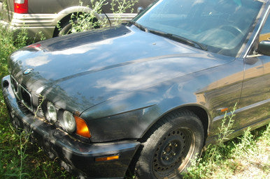 0) BMW e34 525i 5 series Nov 1995 Blue-Gray on Black Power Lux wood M50 Auto GK86985 Euro All Parts GK86985- B