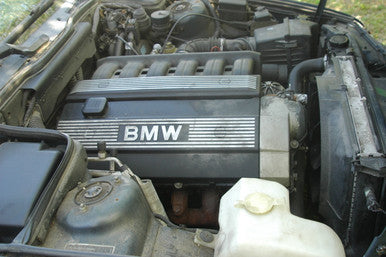 0) BMW e34 525i 5 series Nov 1995 Blue-Gray on Black Power Lux wood M50 Auto GK86985 Euro All Parts GK86985- B