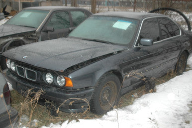 0) BMW e34 525i 5 series Nov 1995 Blue-Gray on Black Power Lux wood M50 Auto GK86985 Euro All Parts GK86985- B