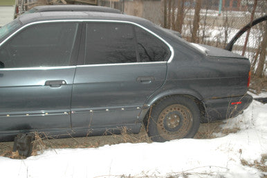 0) BMW e34 525i 5 series Nov 1995 Blue-Gray on Black Power Lux wood M50 Auto GK86985 Euro All Parts GK86985- B