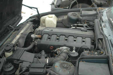 0) BMW e34 525i 5 series Nov 1995 Blue-Gray on Black Power Lux wood M50 Auto GK86985 Euro All Parts GK86985- B