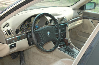 PART OUT BMW e38 740iL Built Nov 1996 M62 V8 Engine Automati Black on Tan DM03347 Euro All Parts DM03347- B