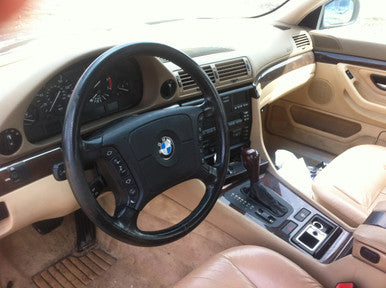 PART OUT BMW e38 740iL Built Nov 1996 M62 V8 Engine Automati Black on Tan DM03347 Euro All Parts DM03347- B