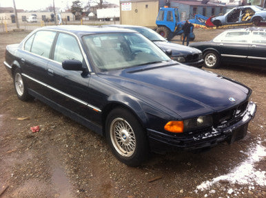 PART OUT BMW e38 740iL Built Nov 1996 M62 V8 Engine Automati Black on Tan DM03347 Euro All Parts DM03347- B