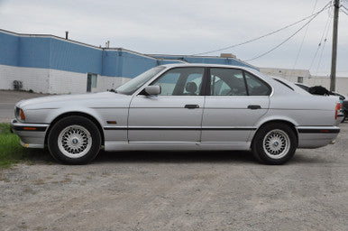 0) BMW e34 530i Jan 1994 M60 V8 manual 5 SPD gray on gray GE54106 Euro All Parts GE54106- B