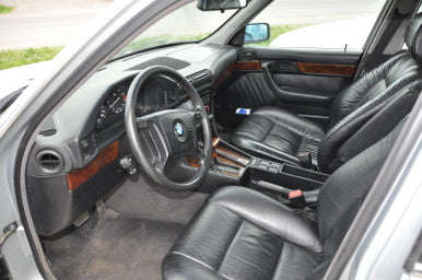 0) BMW e34 530i Jan 1994 M60 V8 manual 5 SPD gray on gray GE54106 Euro All Parts GE54106- B