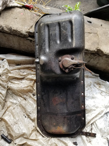 0) C-210 BMW 11131278878 OEM Used OIL PAN w/LEVEL ENGINE From: 1984 E28 BMW 528e 11-13-1-278-878 11131278878