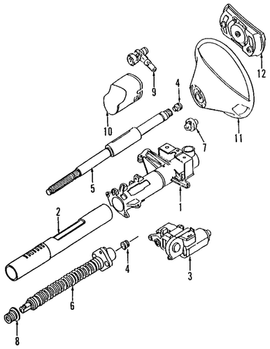 0) B Mercedes Benz OEM 124-462-35-30 USED IGNITION LOCK ASSEMBLY WITH KEY 1995 W124 1245450414 Fits: W124 1995 & other listed vehicles Euro All Parts