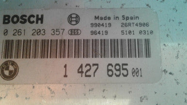 0) BMW OEM 12141427695 DME ECM ECU Engine Control Module (USED) Fits: 318i 1998 E36 & Other Listed Vehicles Euro All Parts