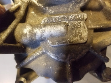ORION -4 BMW 23001222035 OEM 23-00-1-222-035 Used Sports TRANSMISSION 5 SPD MANUAL 240.0.0490.90 GETRAG 240/5.62-TBCU w-AC GETRAG 240/5.62-TBCU 2400049090 23001222035 FROM: 1990 318i CONVERTIBLE M42 MANUAL