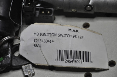0) B Mercedes Benz OEM 124-462-35-30 USED IGNITION LOCK ASSEMBLY WITH KEY 1995 W124 1245450414 Fits: W124 1995 & other listed vehicles Euro All Parts