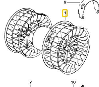 0) 20 DD BMW 64111468453 BLOWER MOTOR 1992 E36 320i & OTHER LISTED VEHICLES Euro All Parts