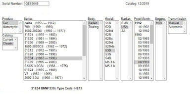 0) BMW OEM 12141748837 DME ECM ECU (Basic) Control Unit (USED) Fits: 530i 1994 E34 & Other Listed Vehicles Euro All Parts