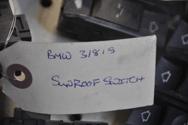 0) 37 DH BMW 61318352182 03015000 SUNROOF SWITCH 61316907288 61318368912 E46 E39 E60 E61 E63 E38 E83 Euro All Parts