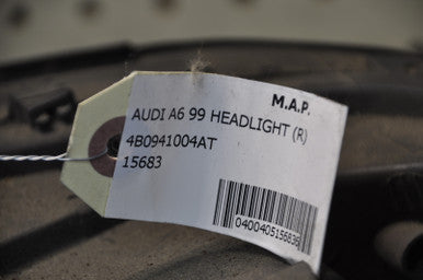 0) Audi 4B0941004AT HID Headlight Assembly Right (USED) Fits: A6 2001 & Other Listed Vehicles Euro All Parts