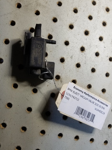 0) BMW OEM 11741742712 USED ELECT VACUUM VALVE 323I 0 E46 Euro All Parts