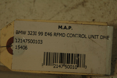 0) BMW OEM 12147500103 USED 323I 99 E46 RFMD CONTROL UNI Euro All Parts