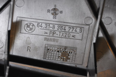 0) 27 DH BMW OEM 64318364774.9 REHAU Right microfilter service cover 64318379626 E39 528i 530i 540i M5 Euro All Parts