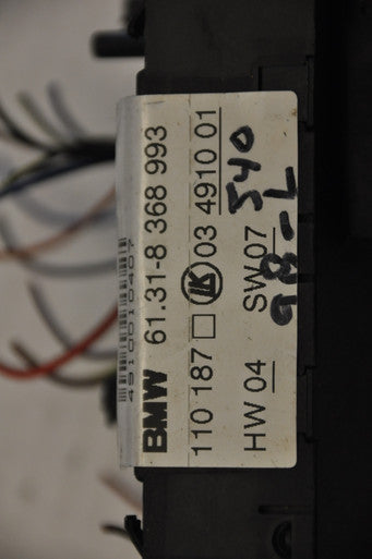 0) BMW 61-31-8-373-741 61318373741OEM E39 USED E38 DRIVER SEAT CONTROL SWITCH 110187 3491001 HW04 SW07 61316910717 61314101871 61316905509 61318368993 61318381609 Euro All Parts