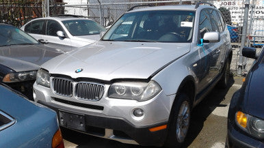 DISMANTLED - e83 we51720 SUV C BMW X3 3.0i BUILT SEPT. 2009 N52 6 CYL AUTOMATIC SILVER ON GRAY we51720