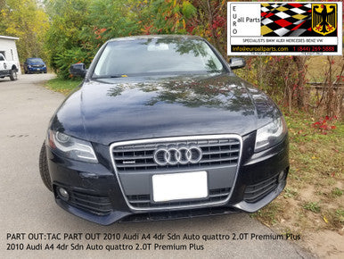 DISMANTLED AUDI WAUFFCFL5AN008284 2010 A4 SEDAN QUATTRO 2.0T PREMIUM PLUS