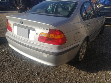 CH BMW PART OUT KL10279 JUNE 2002 E46 320i M54 5 SPD MANUAL Titanium Silver Metallic ON BLACK
