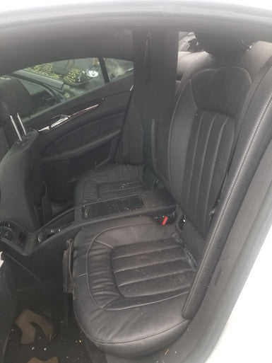 CH PART OUT: 2013-14 MERCEDES-BENZ CLS 550 4MATIC DIAMOND WHITE METALLIC 799U on BLACK/ANTHRACITE LEATHER INTERIOR