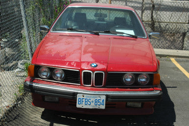 DISMANTLED BMW e24 633CSi Coupe Feb 1986 M30 Automati Red on Black 0683089 Euro All Parts