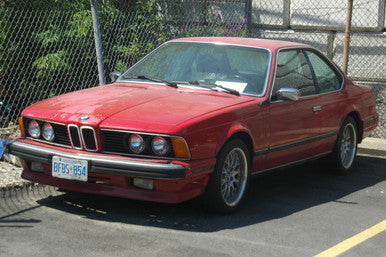 DISMANTLED BMW e24 633CSi Coupe Feb 1986 M30 Automati Red on Black 0683089 Euro All Parts