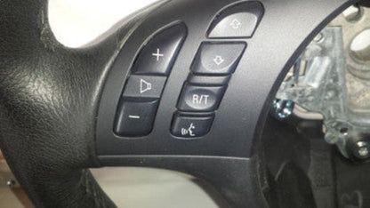 0) O BMW OEM 32342282020 32342229500 USED 101493 LEATHER MULTI-FUNCTION STEERING WHEEL E46 M3 Euro A