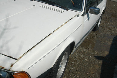 DISMANTLED - S BMW 5556107 E24 633Csi COUPE ALPINE WHITE ON BLUE M30B35 3.2L 5 SPEED MANUAL