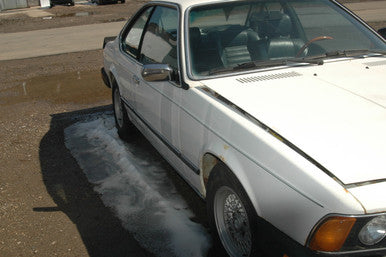 DISMANTLED - S BMW 5556107 E24 633Csi COUPE ALPINE WHITE ON BLUE M30B35 3.2L 5 SPEED MANUAL